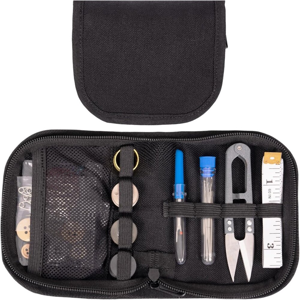 Military Survival Sewing Kit With Buttons for Men or Women - Small Repair Tools